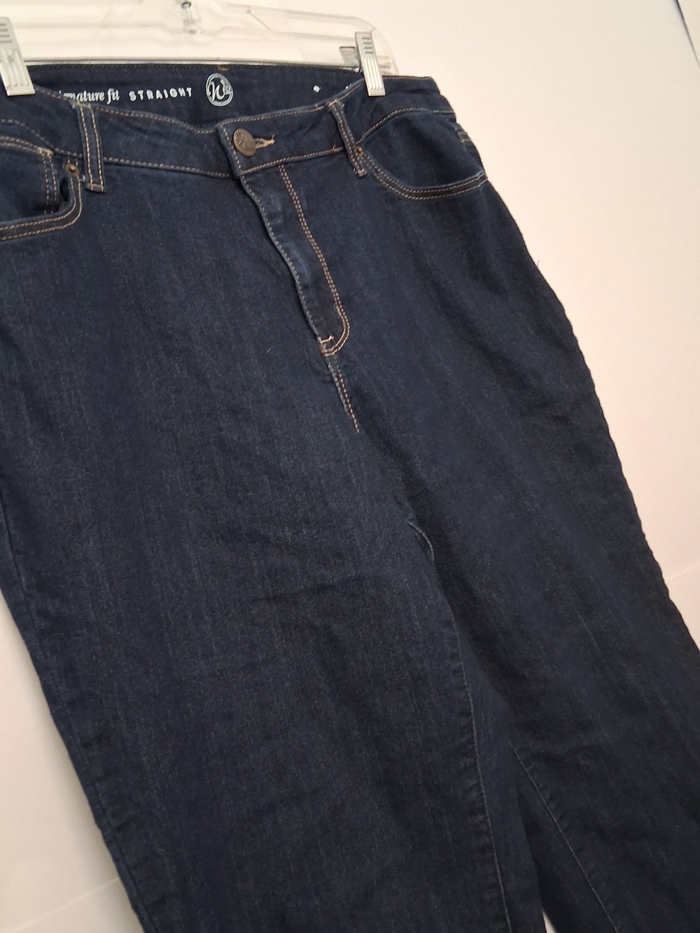 WESTPORT Straight-Leg Dark Blue Jeans Size 16 - Picture 3 of 8